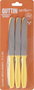 Quttin Set de 6 cubiertos sierra Ivory Basic - Cuchillo 30,4 x 10,9 x 1,7 cm (12 Cajas)