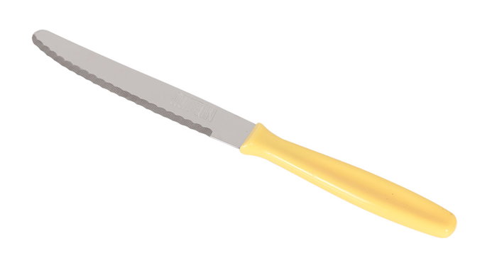 Quttin Set de 6 cubiertos sierra Ivory Basic - Cuchillo 30,4 x 10,9 x 1,7 cm (12 Cajas)