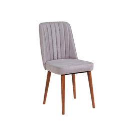 Hanah Home Sillón de Terciopelo Vina Sandalye Soho, Color Nogal
