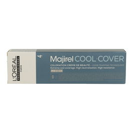 L'Oréal Majirel Cool Cover 4 Castaño - Tinte Permanente con Reflejos Fríos para Cobertura Total, 60 ml