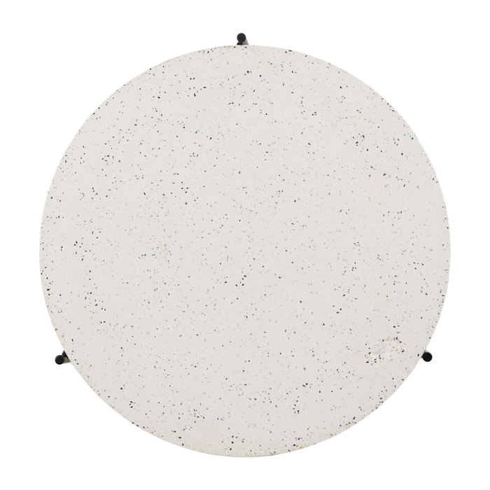 Mesa Centro Beige-Negro Magnesio 68 X 68 X 44 cm