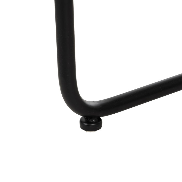 Mesa Centro Beige-Negro Magnesio 68 X 68 X 44 cm