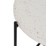 Ixia Mesa de Centro Beige-Negro de Magnesio 68 x 68 x 44 cm