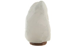 DKD Home Decor Lámpara de Sobremesa de Sal del Himalaya 17x17x35 cm Blanco