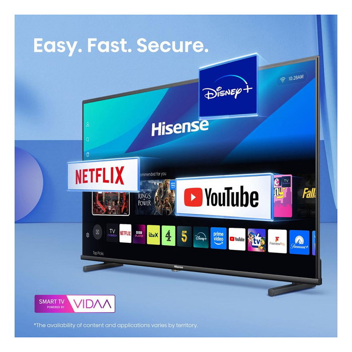 Hisense 32A5NQ 32" Smart TV QLED Full HD 1920x1080, 60Hz, HZ, HDR10, Dolby Atmos, WiFi, Negro Hisense 32A5NQ 32" Smart TV QLED Full HD 1920x1080, 60Hz, HZ, HDR10, Dolby Atmos, WiFi, Negro