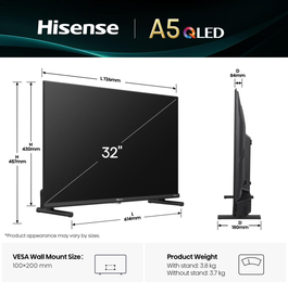 Hisense 32A5Q Smart TV QLED Full HD 32 pulgadas