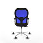 PIQUERAS Y CRESPO Silla de oficina Jorquera Marrón y Azul
