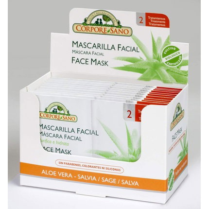 Corpore Sano Máscara Facial BIO Aloe Vera y Salvia (Purifica/Hidrata) Corpore Sano Máscara Facial BIO Aloe Vera y Salvia (Purifica/Hidrata)