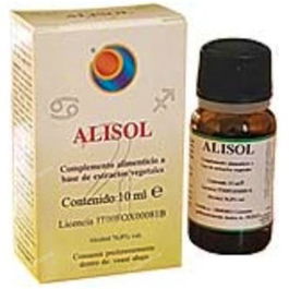 HERBOPLANET Alisol Gotas Perlinguales 10Ml Indicado en Aerofagia, Flatulencia, Dispepsia, Somnolencia Post-prandial, Espasmos Gastrointestinales, Meteorismo, Fermentación Intestinal