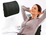 Q-connect Respaldo ergonómico de espuma memory foam negro