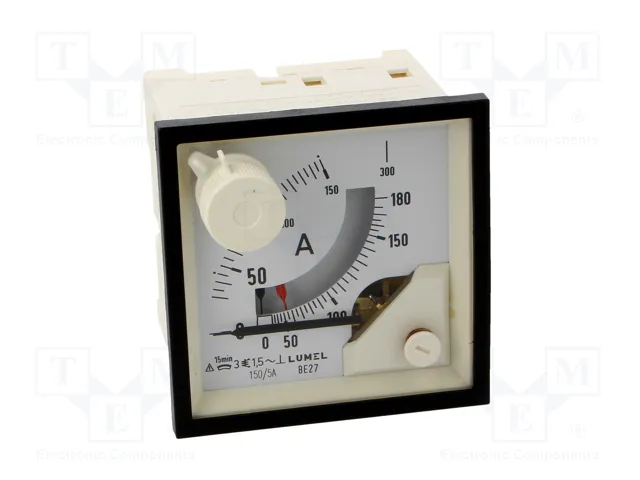 LUMEL BE27 Amperímetro Analógico para Panel 0-150A AC 300V