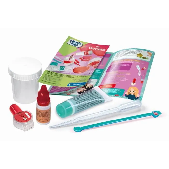 Clementoni CLE8005125528219 Mini Nail Lab - Crea tu propio esmalte de uñas - A partir de 8 años