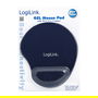 LogiLink ID0027B Ratón, Soporte para Muñeca de Gel de Silicona, Azul
