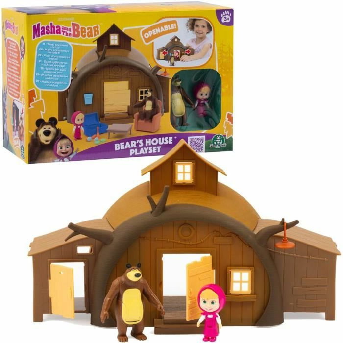 Gptoys La Casa de Michka - Masha & Michka con 2 figuras y 15 accesorios Gptoys La Casa de Michka - Masha & Michka con 2 figuras y 15 accesorios