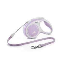 Flexi New Comfort Correa Extensible con LED y Multi Box, Rosa, 5 m, M