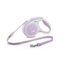 Flexi New Comfort Correa Extensible con LED y Multi Box, Rosa, 5 m, M