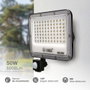 GSC Evolution Proyector LED Belinta 50W 4000K Negro con Sensor