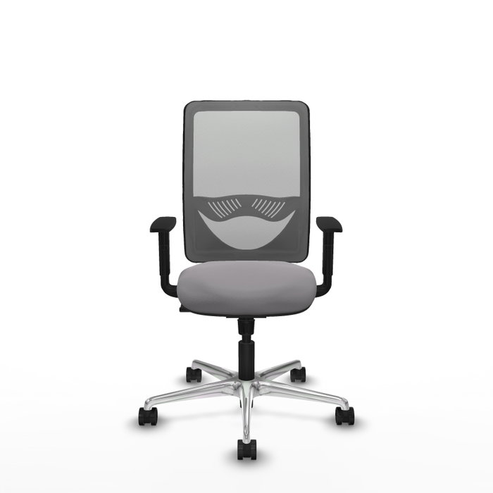 PIQUERAS Y CRESPO Silla de oficina Zulema Gris con Mecanismo Sincro