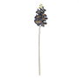 Flor Orquídea Azul Goma Decoración 95 cm (Set de 24)