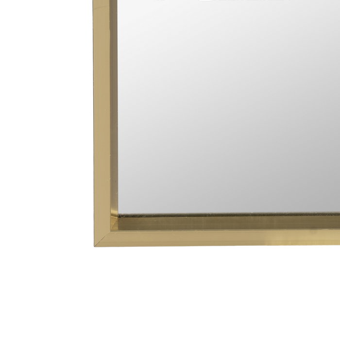 Espejo Dorado Aluminio Decoración 30 X 40 cm Espejo Dorado Aluminio Decoración 30 X 40 cm