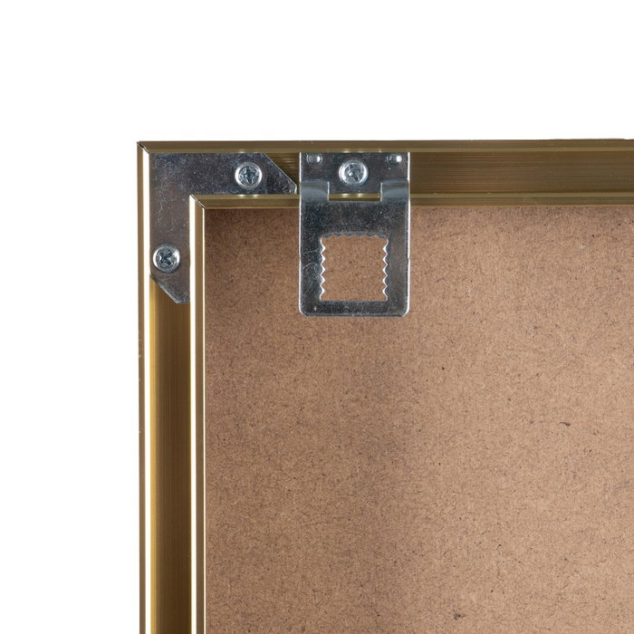 Espejo Dorado Aluminio Decoración 30 X 40 cm Espejo Dorado Aluminio Decoración 30 X 40 cm