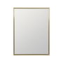 Ixia Espejo Decorativo de Aluminio Dorado 30 x 40 cm