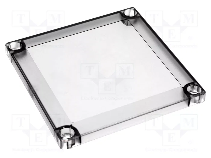 FIBOX Tapa MNX de policarbonato transparente 130x130x10mm FIBOX Tapa MNX de policarbonato transparente 130x130x10mm