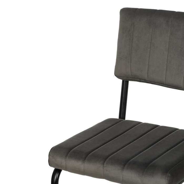 Taburete Taupe Tejido-Metal Contract 44 X 50 X 115 cm (Set de 2)