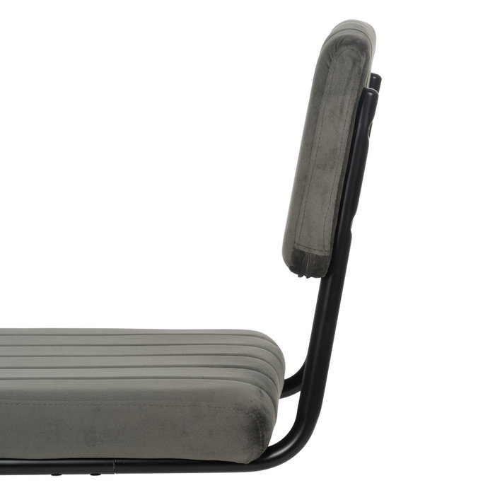 Taburete Taupe Tejido-Metal Contract 44 X 50 X 115 cm (Set de 2)