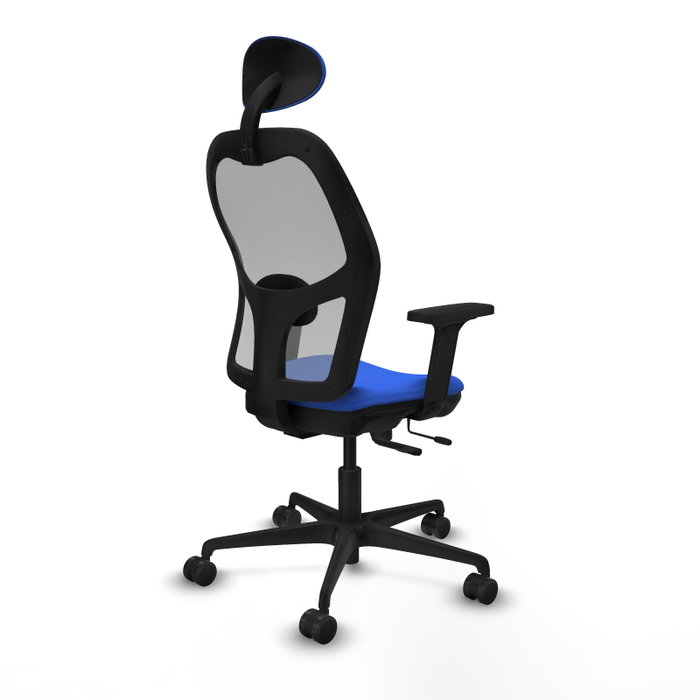 PIQUERAS Y CRESPO Silla de oficina Jorquera con mecanismo Sincro/Traslack, Azul y Gris PIQUERAS Y CRESPO Silla de oficina Jorquera con mecanismo Sincro/Traslack, Azul y Gris