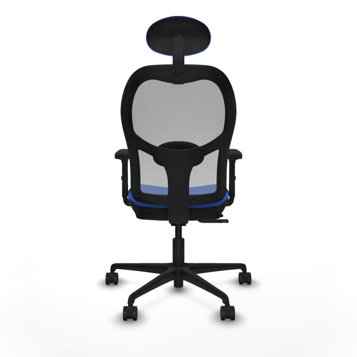 PIQUERAS Y CRESPO Silla de oficina Jorquera con mecanismo Sincro/Traslack, Azul y Gris PIQUERAS Y CRESPO Silla de oficina Jorquera con mecanismo Sincro/Traslack, Azul y Gris