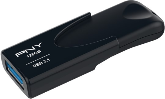 PNY Attache 4 USB Flash Drive 128 GB Negro