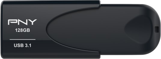PNY Attache 4 USB Flash Drive 128 GB Negro