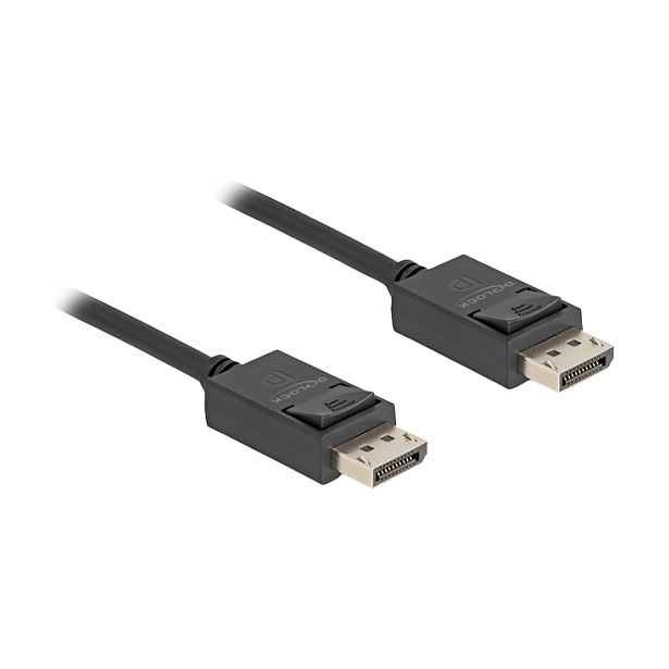 DeLOCK Cable DisplayPort Coaxial 16K 60 Hz 80 Gbps 1 m DeLOCK Cable DisplayPort Coaxial 16K 60 Hz 80 Gbps 1 m