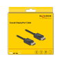 DeLOCK Cable DisplayPort Coaxial 16K 60 Hz 80 Gbps 1 m