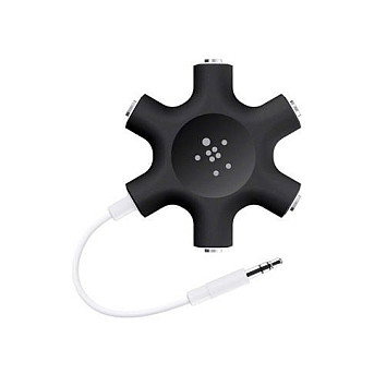 Belkin RockStar Divisor de Audio F8Z274BT Verde y Blanco