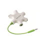 Belkin RockStar Divisor de Audio F8Z274BT Verde y Blanco