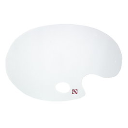 Talens Paleta Oval de Plástico Liso 21x30 cm Blanca
