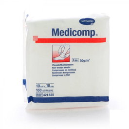 Hartmann Medicomp Gasas Non Woven 7,5x7,5cm 100ud