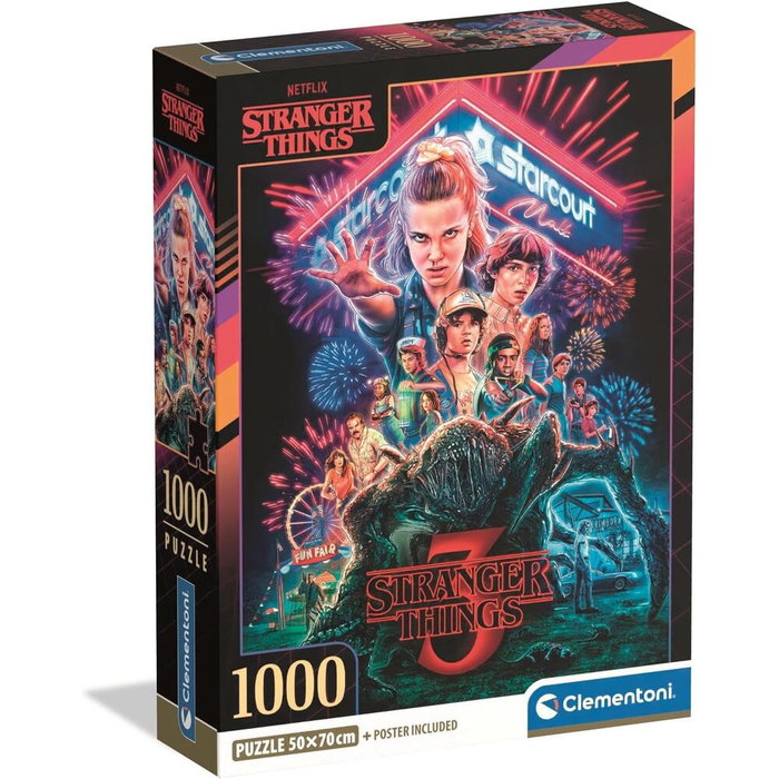 Clementoni Puzzle Stranger Things 1000 Piezas 70x50cm