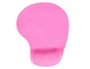 Q-connect Alfombrilla para Ratón con Reposamuñecas de Gel Color Rosa 190x230x20 mm
