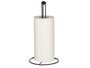 Kinvara Portarrollo Metal Negro Sencillo Bola 15.5x31.5x15.5 cm (Set de 12)