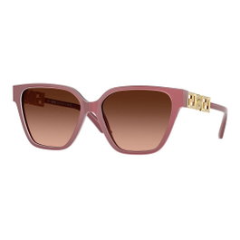 Versace VE4471BF-54755M para mujer con montura rosa y lentes marrón