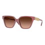Versace VE4471BF-54755M para mujer con montura rosa y lentes marrón