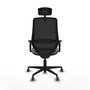 PIQUERAS Y CRESPO Silla de oficina Mardos Gris/Negro con Mecanismo Sincro/Traslack