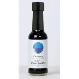 CLEARSPRING Salsa de Soja Shoyu 150ml Orgánica y Vegana, elaborada con Soja y Trigo Integral Fermentados en Barril de Cedro