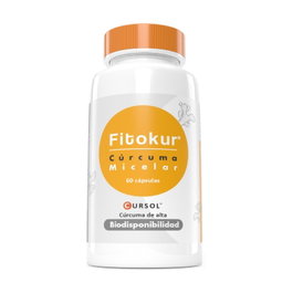 Margan Fitokur 60 cápsulas - Complemento alimenticio con Cúrcuma, Ubiquinona y Vitaminas C y D
