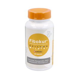 MARGAN Fitokur 60 Cápsulas con Cúrcuma, Vitamina C, Coenzima Q10 y Vitamina D