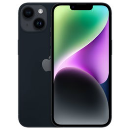 Apple iPhone 14 Smartphone 256GB Midnight - Pantalla OLED 6.1" (15.5 cm), iOS 17, 5G, Resistencia IP68, Carga Rápida, Cámara Dual 12MP