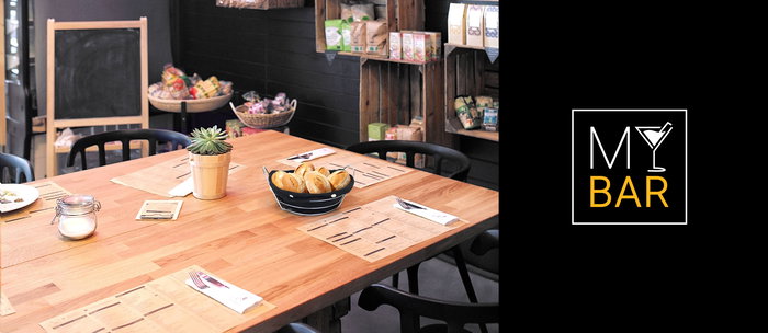 My Bar Panera de Metal con Tela Negra Redonda de 23 cm (12 Unidades)